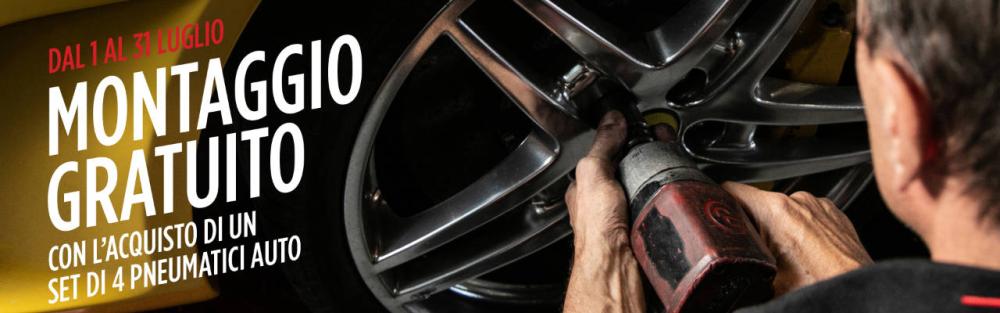 Promo Tagliabue Gomme - Montaggio gratuito con acquisto 4 pneumatici auto